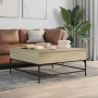Mesa de centro madera ingeniería metal roble Sonoma 95x95x45 cm de , Mesas de centro - Ref: Foro24-3217065, Precio: 111,70 €,...