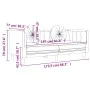 Cream velvet 3-piece sofa set with cushions by , Sofas - Ref: Foro24-3209254, Price: 770,84 €, Discount: %