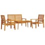 Juego de muebles de jardín 4 piezas madera maciza de acacia de , Conjuntos de jardín - Ref: Foro24-3211794, Precio: 289,93 €,...
