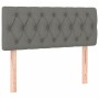 Cama box spring con colchón y LED tela marrón oscuro 120x190 cm de , Camas y somieres - Ref: Foro24-3270061, Precio: 400,64 €...