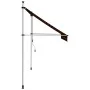 Toldo manual retráctil naranja y marrón 250 cm de vidaXL, Toldos - Ref: Foro24-145837, Precio: 91,26 €, Descuento: %