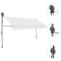 Toldo manual retráctil con LED crema 350 cm de vidaXL, Toldos - Ref: Foro24-145874, Precio: 100,47 €, Descuento: %