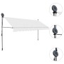 Toldo manual retráctil con LED crema 350 cm de vidaXL, Toldos - Ref: Foro24-145874, Precio: 84,36 €, Descuento: %