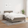 Cama box spring con colchón tela gris taupe 120x190 cm de , Camas y somieres - Ref: Foro24-3269713, Precio: 369,87 €, Descuen...