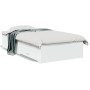 Cama con cajones madera de ingeniería blanco 100x200 cm de , Camas y somieres - Ref: Foro24-3280419, Precio: 117,59 €, Descue...