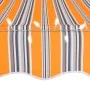 Toldo manual retráctil con LED amarillo y azul 100 cm de vidaXL, Toldos - Ref: Foro24-145848, Precio: 78,27 €, Descuento: %