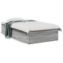 Cama con cajones madera de ingeniería gris Sonoma 90x190 cm de , Camas y somieres - Ref: Foro24-3280438, Precio: 113,10 €, De...
