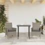 Sillones de jardín con cojines 2 uds ratán sintético gris de , Sillas de jardín - Ref: Foro24-368111, Precio: 117,78 €, Descu...