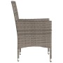 Sillones de jardín con cojines 2 uds ratán sintético gris de , Sillas de jardín - Ref: Foro24-368111, Precio: 117,78 €, Descu...