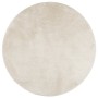 Alfombra de pelo corto OVIEDO beige Ø 120 cm de , Alfombras - Ref: Foro24-375501, Precio: 54,62 €, Descuento: %