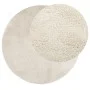 Alfombra de pelo corto OVIEDO beige Ø 120 cm de , Alfombras - Ref: Foro24-375501, Precio: 53,65 €, Descuento: %