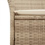Sillas de jardín con cojín 2 uds ratán PE beige y madera acacia de , Sillas de jardín - Ref: Foro24-368719, Precio: 205,51 €,...