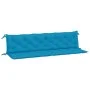 Cojines de banco de jardín 2 uds azul claro 200x50x7 cm de , Cojines para sillas y sofás - Ref: Foro24-361739, Precio: 57,11 ...