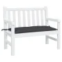 Cojín de banco de jardín tela Oxford negro 100x50x7 cm de , Cojines para sillas y sofás - Ref: Foro24-361571, Precio: 21,34 €...