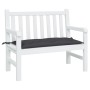 Cojín de banco de jardín tela Oxford negro 100x50x7 cm de , Cojines para sillas y sofás - Ref: Foro24-361571, Precio: 21,59 €...