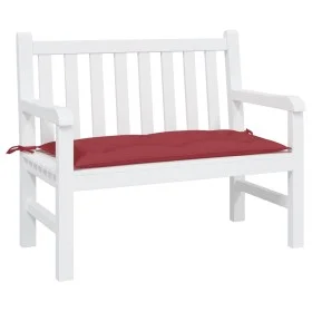 Cojín de banco de jardín tela Oxford rojo tinto 100x50x7 cm de , Cojines para sillas y sofás - Ref: Foro24-361573, Precio: 21...