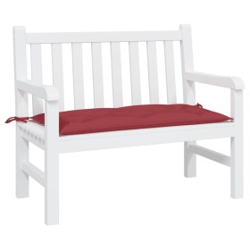 Cojín de banco de jardín tela Oxford rojo tinto 100x50x7 cm de , Cojines para sillas y sofás - Ref: Foro24-361573, Precio: 21...