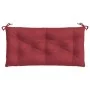 Cojín de banco de jardín tela Oxford rojo tinto 100x50x7 cm de , Cojines para sillas y sofás - Ref: Foro24-361573, Precio: 21...