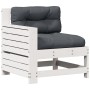 Set muebles jardín 4 pzas con cojines madera maciza pino blanco de , Conjuntos de jardín - Ref: Foro24-3250773, Precio: 405,7...