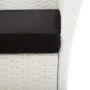 Conjunto de comedor de jardín 9 piezas ratán sintético blanco de vidaXL, Conjuntos de jardín - Ref: Foro24-45980, Precio: 581...