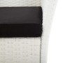 Conjunto de comedor de jardín 9 piezas ratán sintético blanco de vidaXL, Conjuntos de jardín - Ref: Foro24-45980, Precio: 586...