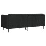 Sofá de 3 plazas tela negro de , Sofás - Ref: Foro24-372615, Precio: 253,34 €, Descuento: %