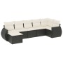 Set de comedor de jardín 7 pzas y cojines ratán sintético negro de , Conjuntos de jardín - Ref: Foro24-3254013, Precio: 437,9...