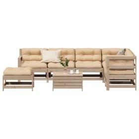Muebles de jardín 8 pzas y cojines madera maciza pino de , Conjuntos de jardín - Ref: Foro24-3250608, Precio: 794,41 €, Descu...