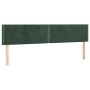 Cama box spring con colchón terciopelo verde oscuro 120x190 cm de , Camas y somieres - Ref: Foro24-3269992, Precio: 381,08 €,...