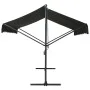 Anthrazitgraue freistehende Markise 500x300 cm von vidaXL, Sonnenschirme - Ref: Foro24-145887, Preis: 325,18 €, Rabatt: %