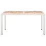 Juego de comedor de jardín 7 piezas ratán sintético blanco de vidaXL, Conjuntos de jardín - Ref: Foro24-45981, Precio: 421,31...
