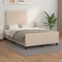 Estructura cama y cabecero cuero sintético capuchino 120x190 cm de , Camas y somieres - Ref: Foro24-3270553, Precio: 165,35 €...