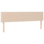 Estructura cama y cabecero cuero sintético capuchino 120x190 cm de , Camas y somieres - Ref: Foro24-3270553, Precio: 165,35 €...
