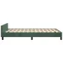 Dark green velvet bed frame with headboard 120x190 cm by , Beds and slatted bases - Ref: Foro24-3270593, Price: 170,11 €, Dis...