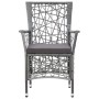 Conjunto de comedor de jardín 9 piezas ratán sintético gris de vidaXL, Conjuntos de jardín - Ref: Foro24-45992, Precio: 731,5...