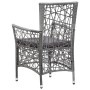 Conjunto de comedor de jardín 9 piezas ratán sintético gris de vidaXL, Conjuntos de jardín - Ref: Foro24-45992, Precio: 731,5...