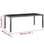 Conjunto de comedor de jardín 9 piezas ratán sintético gris de vidaXL, Conjuntos de jardín - Ref: Foro24-45992, Precio: 731,5...