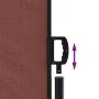 Brown retractable side awning 100x1000 cm by , Umbrellas - Ref: Foro24-4004689, Price: 109,92 €, Discount: %