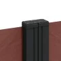 Brown retractable side awning 100x1000 cm by , Umbrellas - Ref: Foro24-4004689, Price: 109,92 €, Discount: %