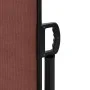 Brown retractable side awning 100x1000 cm by , Umbrellas - Ref: Foro24-4004689, Price: 109,92 €, Discount: %