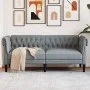 Chesterfield 2 seater sofa light gray fabric by , Sofas - Ref: Foro24-372547, Price: 246,19 €, Discount: %