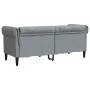 Chesterfield 2 seater sofa light gray fabric by , Sofas - Ref: Foro24-372547, Price: 246,19 €, Discount: %