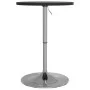 Mesa alta de bar madera ingeniería y acero negra 50x50x90 cm de , Mesas de cocina y de comedor - Ref: Foro24-4007191, Precio:...