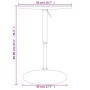 Mesa alta de bar madera ingeniería y acero negra 50x50x90 cm de , Mesas de cocina y de comedor - Ref: Foro24-4007191, Precio:...