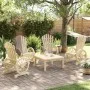 Sillones de jardín Adirondack 4 uds madera maciza de abeto de , Sillas de jardín - Ref: Foro24-3207117, Precio: 388,24 €, Des...