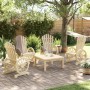Sillones de jardín Adirondack 4 uds madera maciza de abeto de , Sillas de jardín - Ref: Foro24-3207117, Precio: 395,25 €, Des...