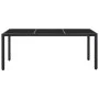 Juego de comedor de jardín 9 piezas ratán sintético negro de vidaXL, Conjuntos de jardín - Ref: Foro24-45976, Precio: 771,91 ...