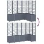 Jardinera con enrejado PP gris 160x120x140 cm de , Maceteros y jardineras - Ref: Foro24-367876, Precio: 236,03 €, Descuento: %