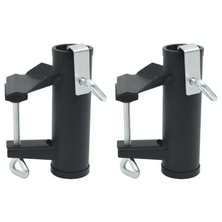 Abrazaderas de sombrilla para balcón 2 uds acero 25-38 mm de , Accesorios para sombrillas - Ref: Foro24-4003383, Precio: 18,2...