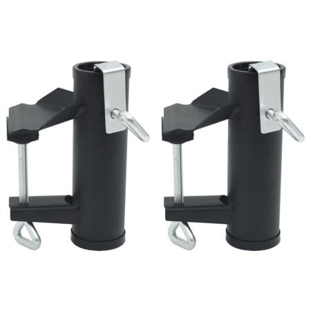 Abrazaderas de sombrilla para balcón 2 uds acero 25-38 mm de , Accesorios para sombrillas - Ref: Foro24-4003383, Precio: 20,3...